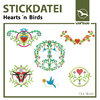 Stickdatei Hearts ´n´ Birds (13 x 18 cm)